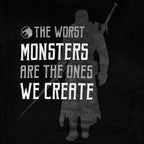 Product image Monsters We Create T-Shirt for Witcher Fans Black