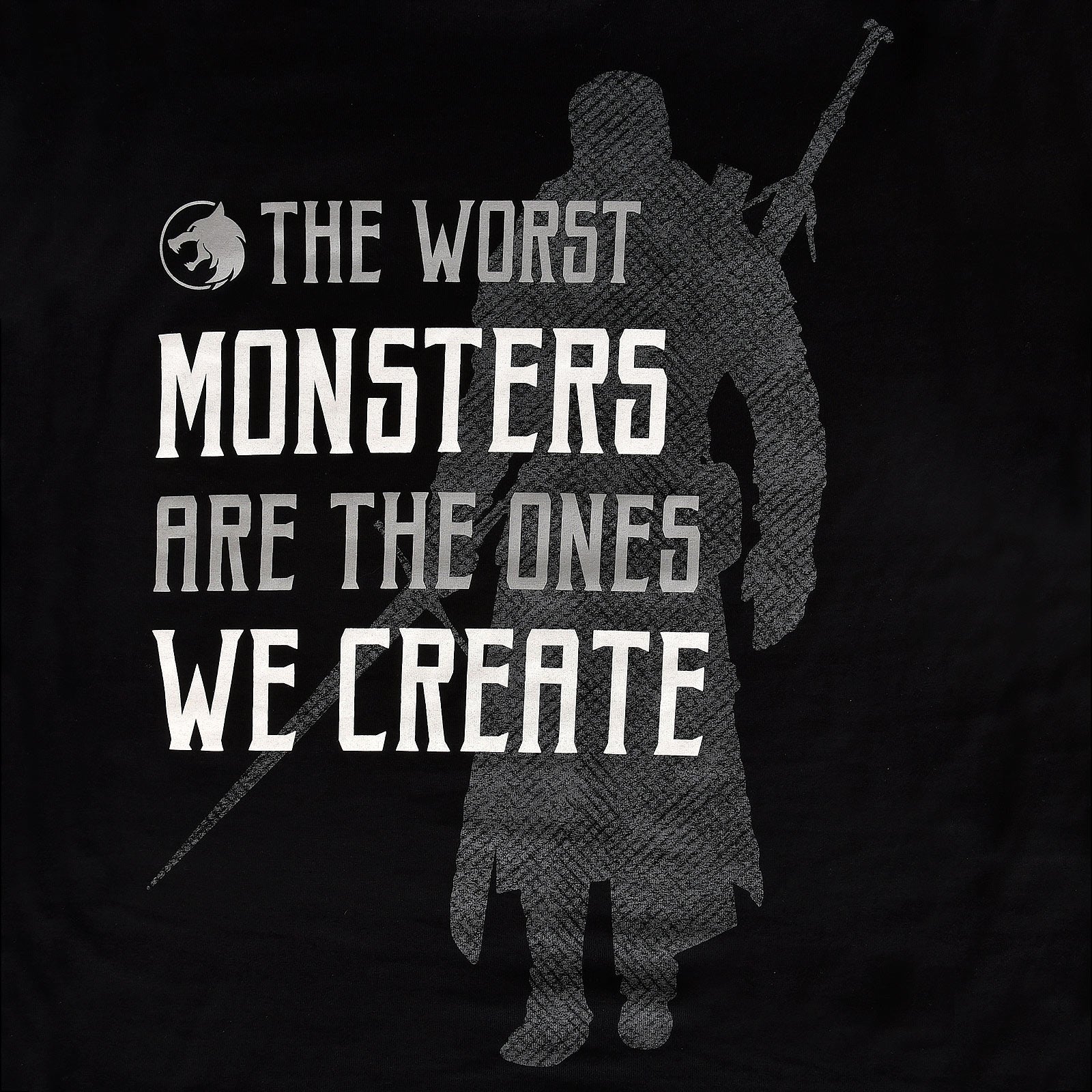 Product image Monsters We Create T-Shirt for Witcher Fans Black