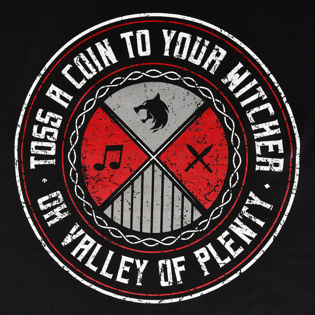 Product image Toss a Coin T-Shirt for Witcher Fans Black