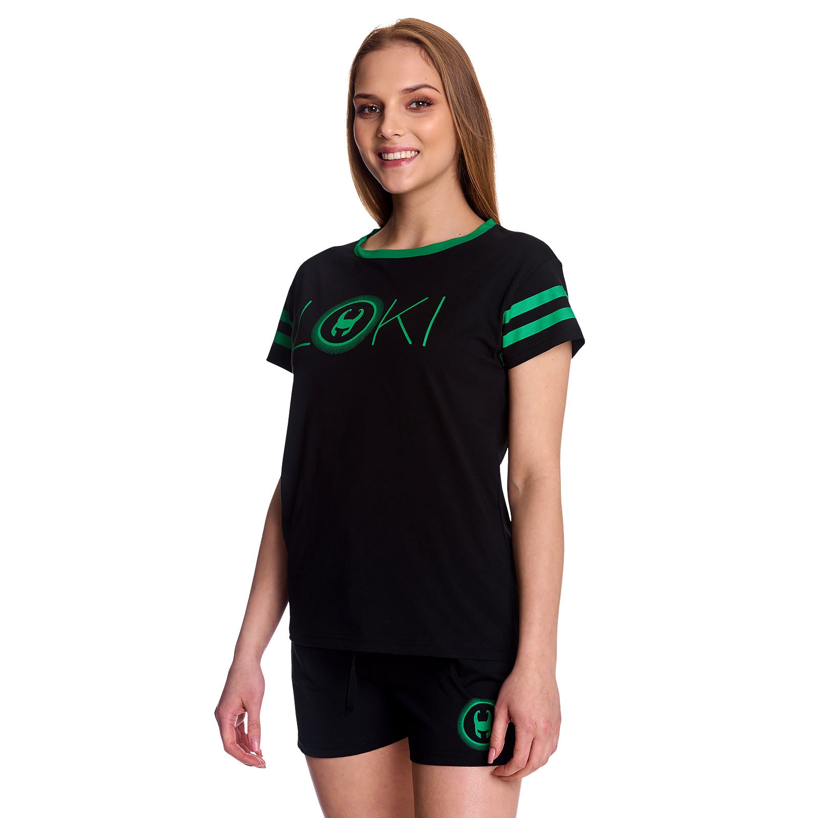 Product image Loki - Logo Pyjama short women black
