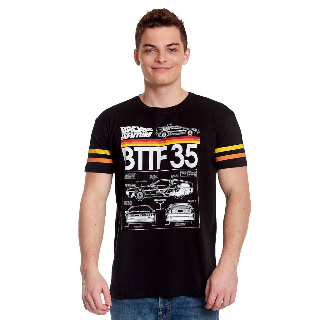 Zdjęcie produktu Powrót do przyszłości - BTTF 35 T-Shirt czarny