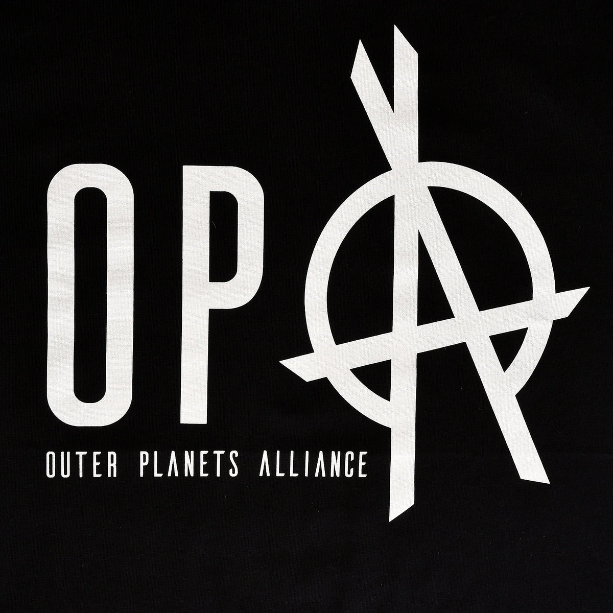 Zdjęcie produktu Koszulka z logo Outer Planets Alliance dla fanów The Expanse, czarna