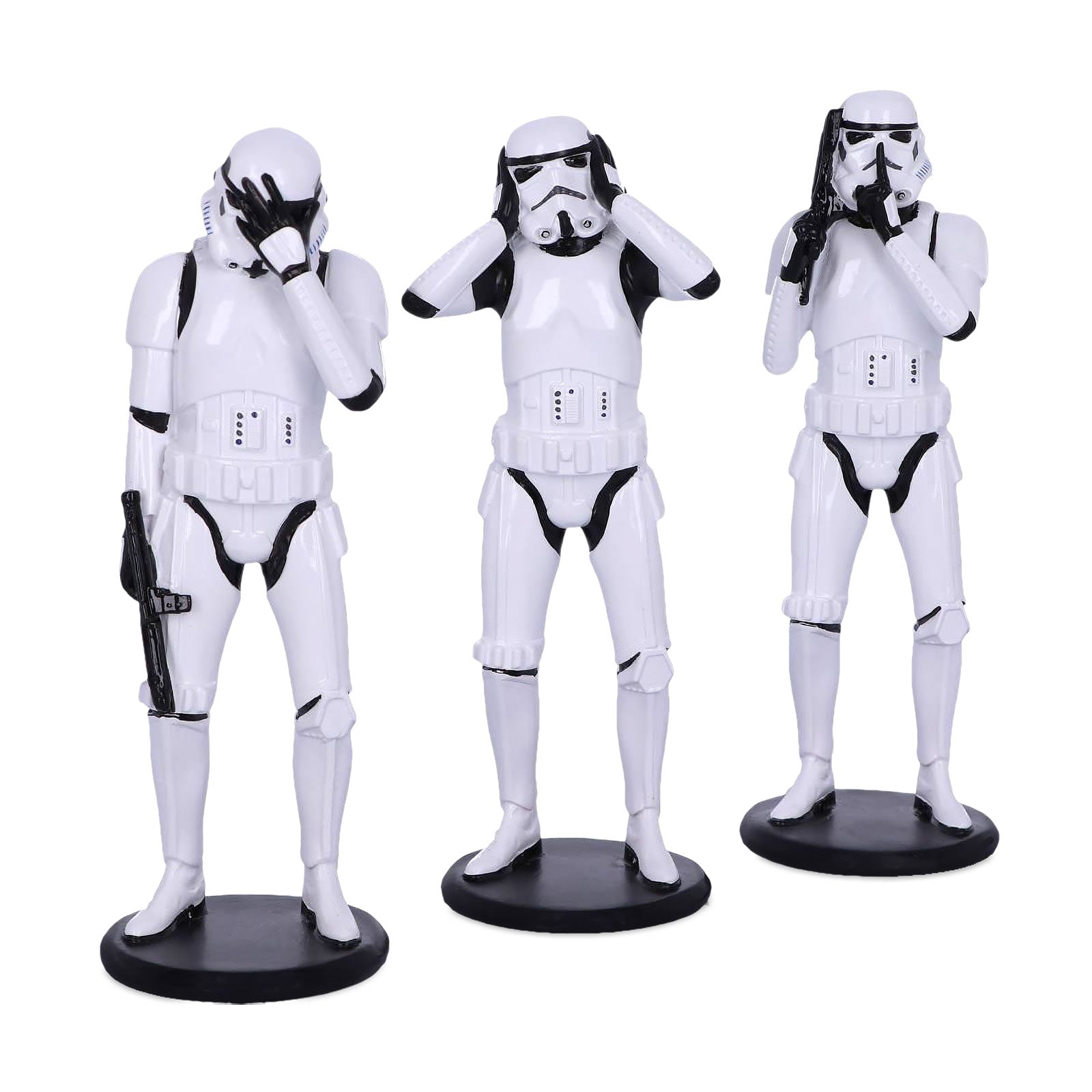 Zdjęcie produktu Oryginalny zestaw figurek Stormtrooper Nie Widzę, Nie Słyszę, Nie Mówię