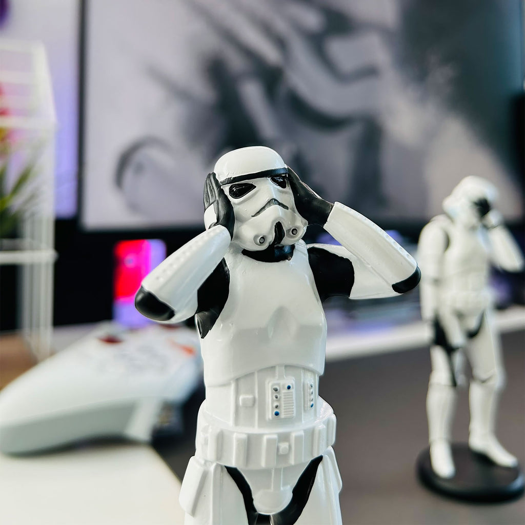 Zdjęcie produktu Oryginalny zestaw figurek Stormtrooper Nie Widzę, Nie Słyszę, Nie Mówię