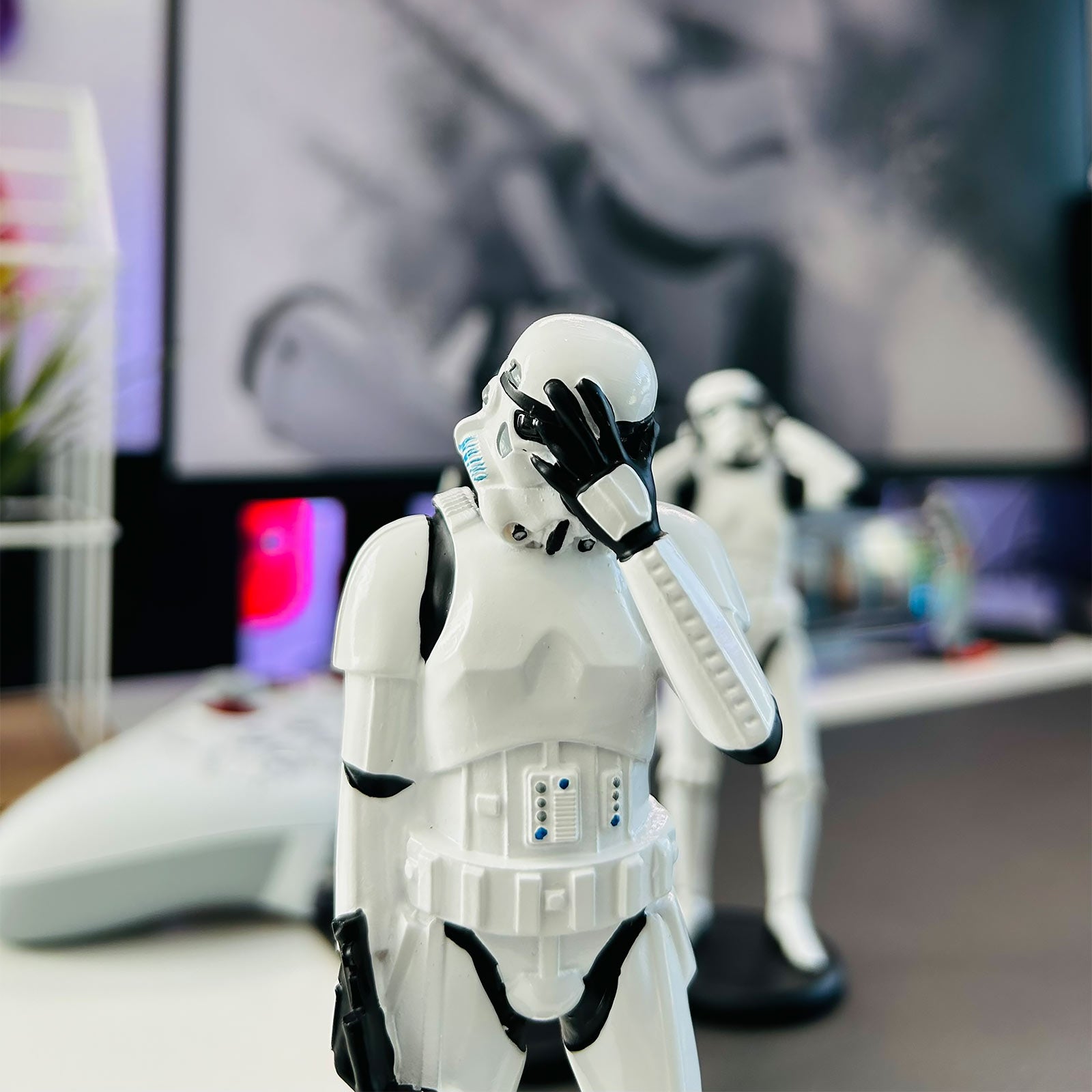 Zdjęcie produktu Oryginalny zestaw figurek Stormtrooper Nie Widzę, Nie Słyszę, Nie Mówię
