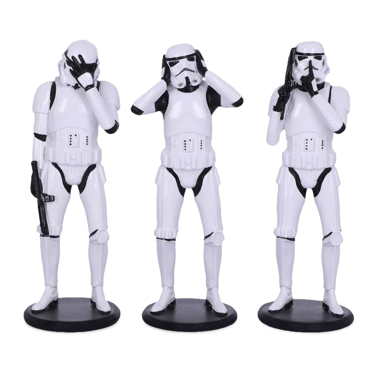 Zdjęcie produktu Oryginalny zestaw figurek Stormtrooper Nie Widzę, Nie Słyszę, Nie Mówię