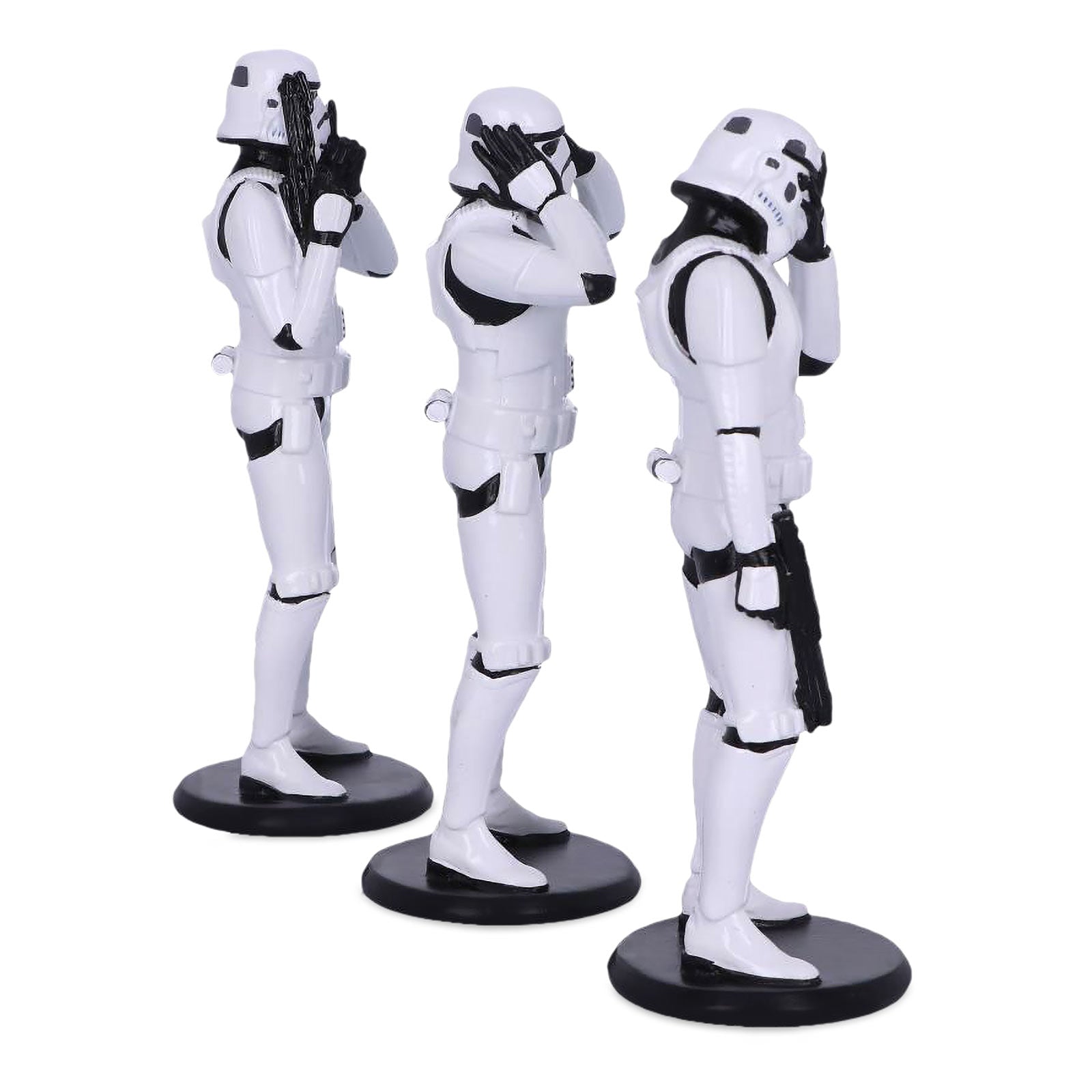 Zdjęcie produktu Oryginalny zestaw figurek Stormtrooper Nie Widzę, Nie Słyszę, Nie Mówię