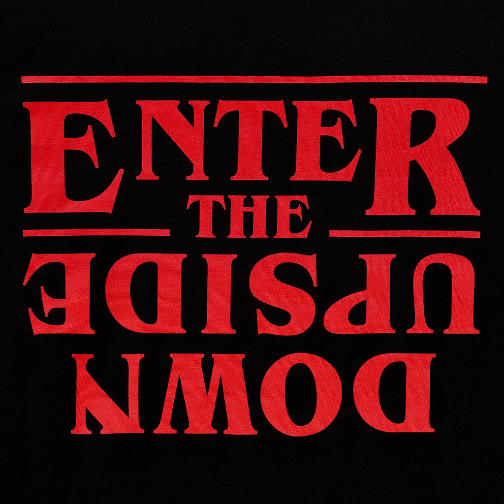 Zdjęcie produktu Enter The Upside Down T-Shirt dla fanów Stranger Things