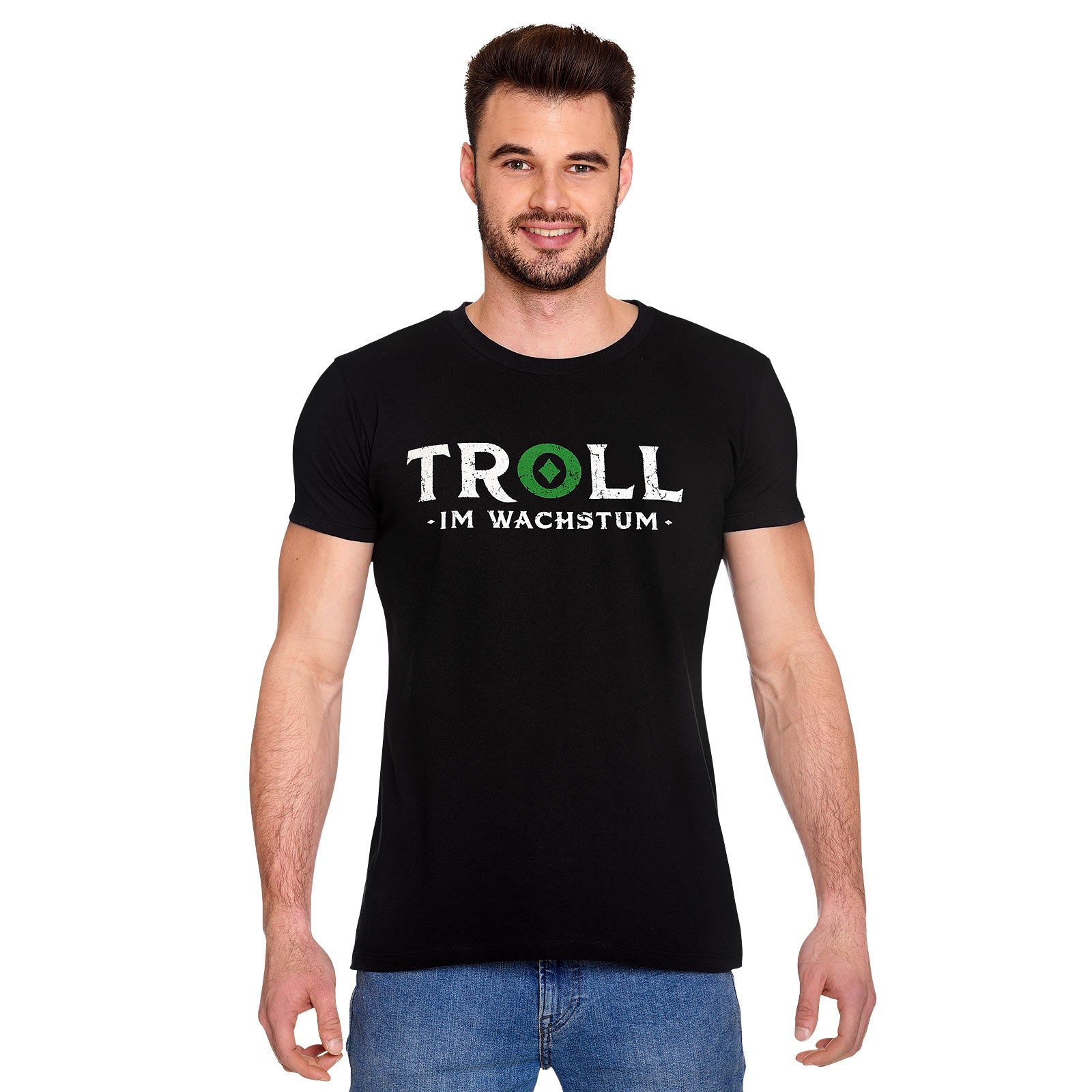 Zdjęcie produktu Koszulka Troll w rozwoju czarna