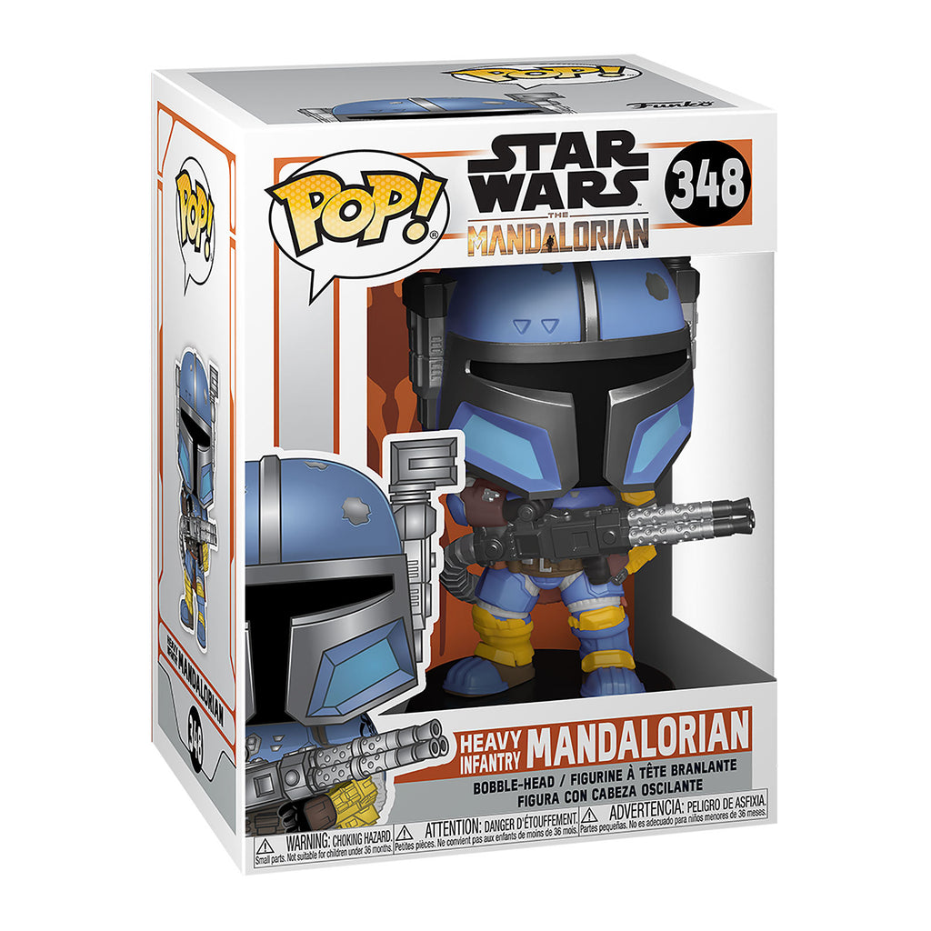 Zdjęcie produktu Ciężkozbrojny Mandalorian Funko Pop Figurka z kiwającą głową - Star Wars The Mandalorian