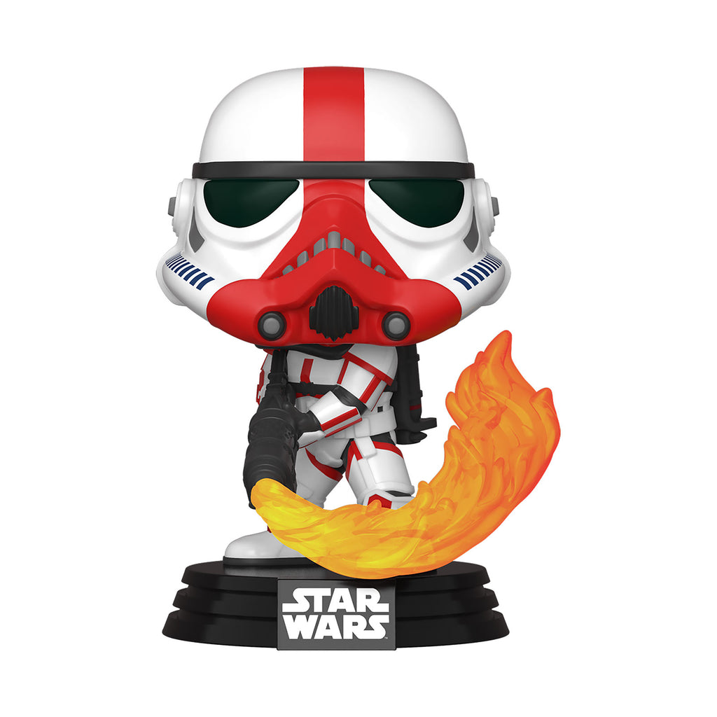 Zdjęcie produktu Figurka Funko Pop Incinerator Stormtrooper z ruchomą głową - Star Wars The Mandalorian