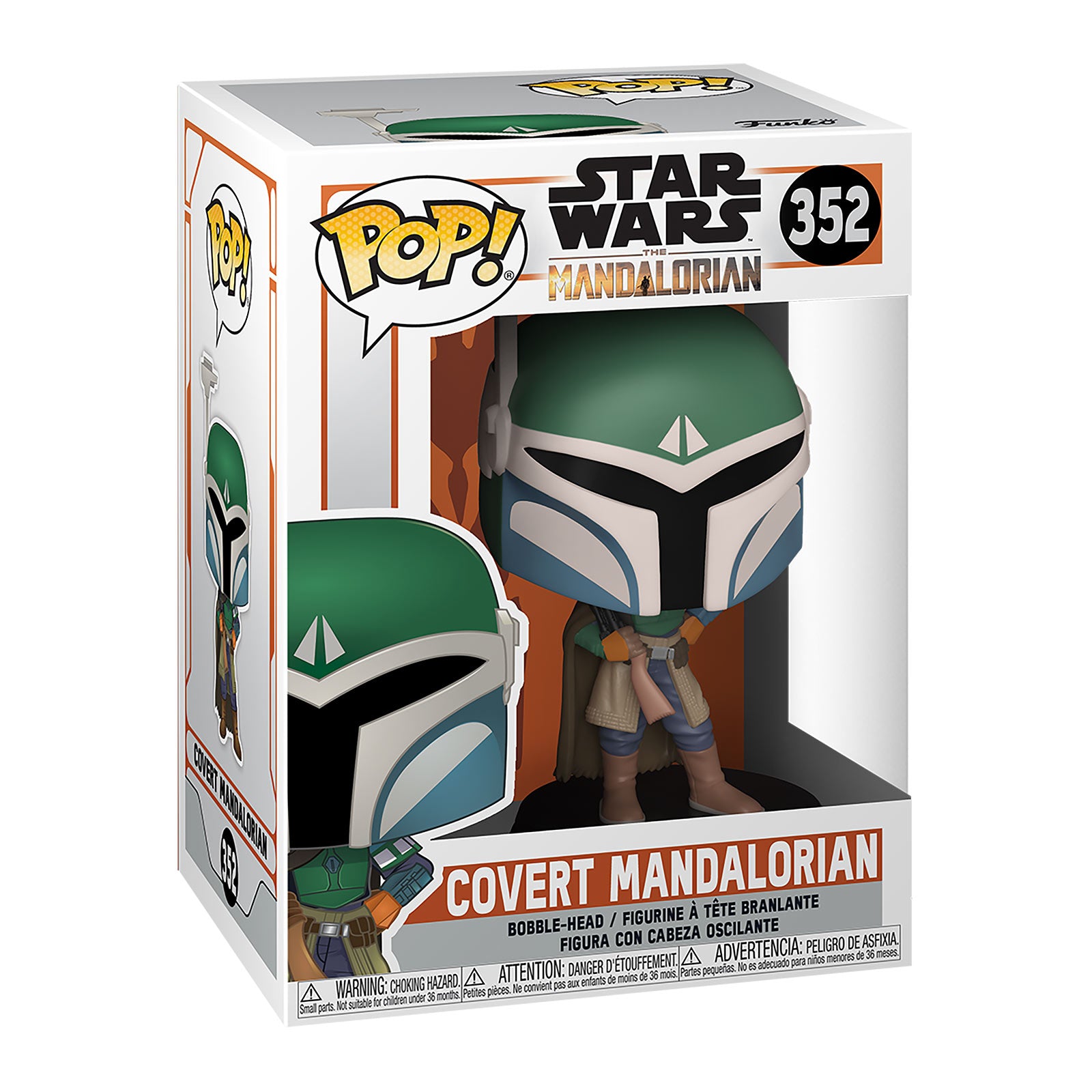Product image Covert Mandalorian Funko Pop bobblehead figure - Star Wars The Mandalorian