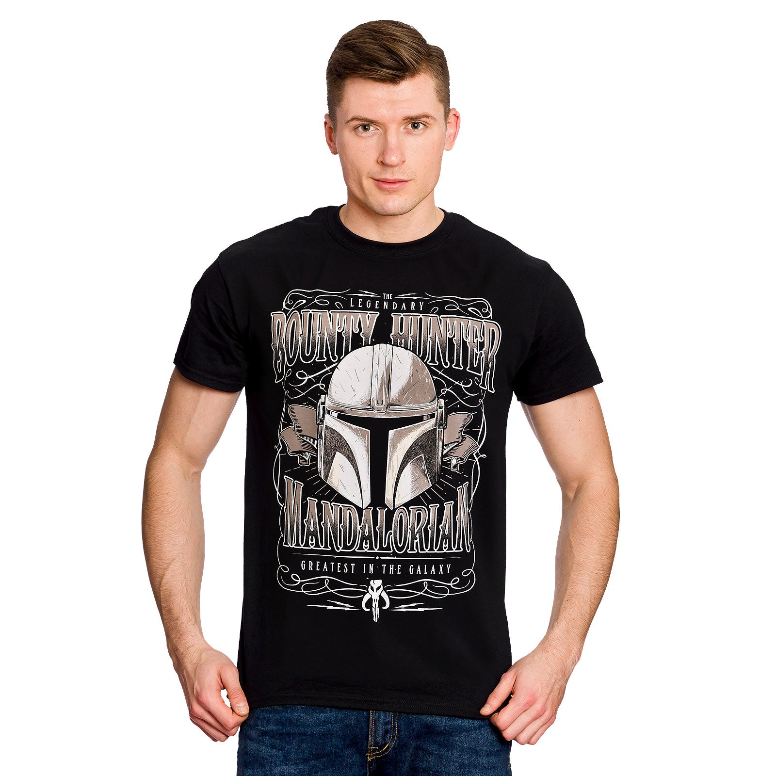 Zdjęcie produktu Największy w Galaktyce T-Shirt czarny - Star Wars The Mandalorian