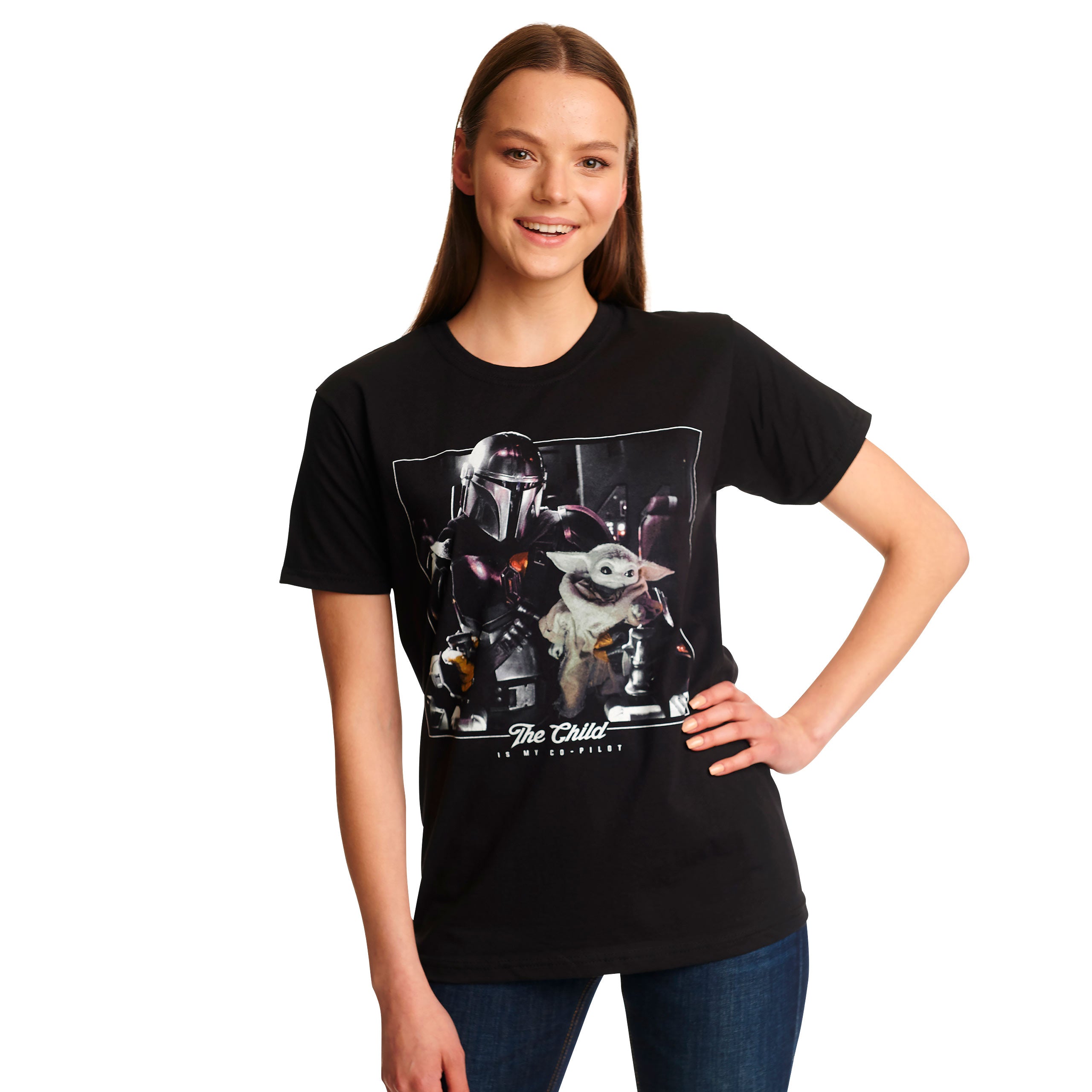 Zdjęcie produktu The Child is My Co-Pilot Koszulka czarna - Star Wars The Mandalorian