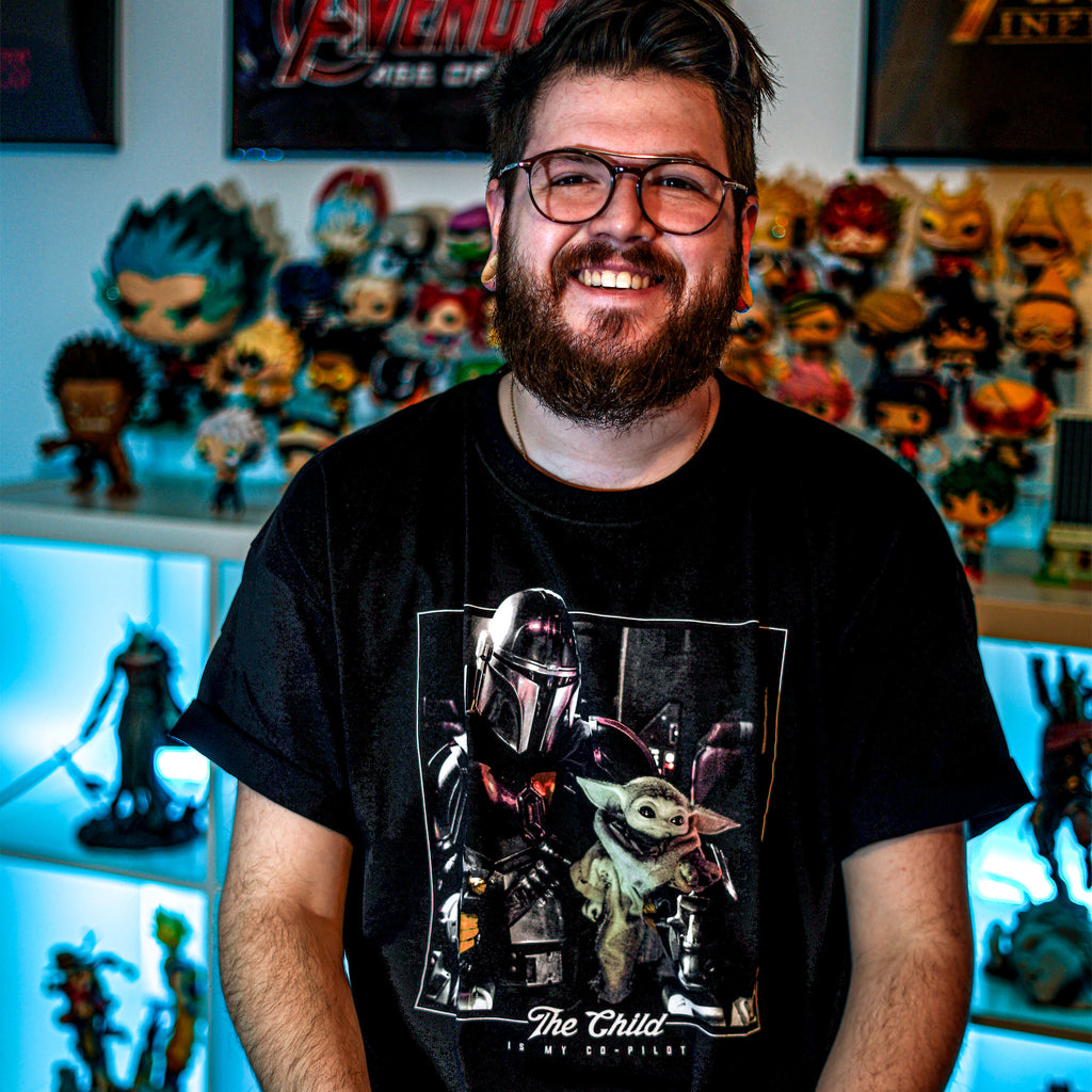 Zdjęcie produktu The Child is My Co-Pilot Koszulka czarna - Star Wars The Mandalorian