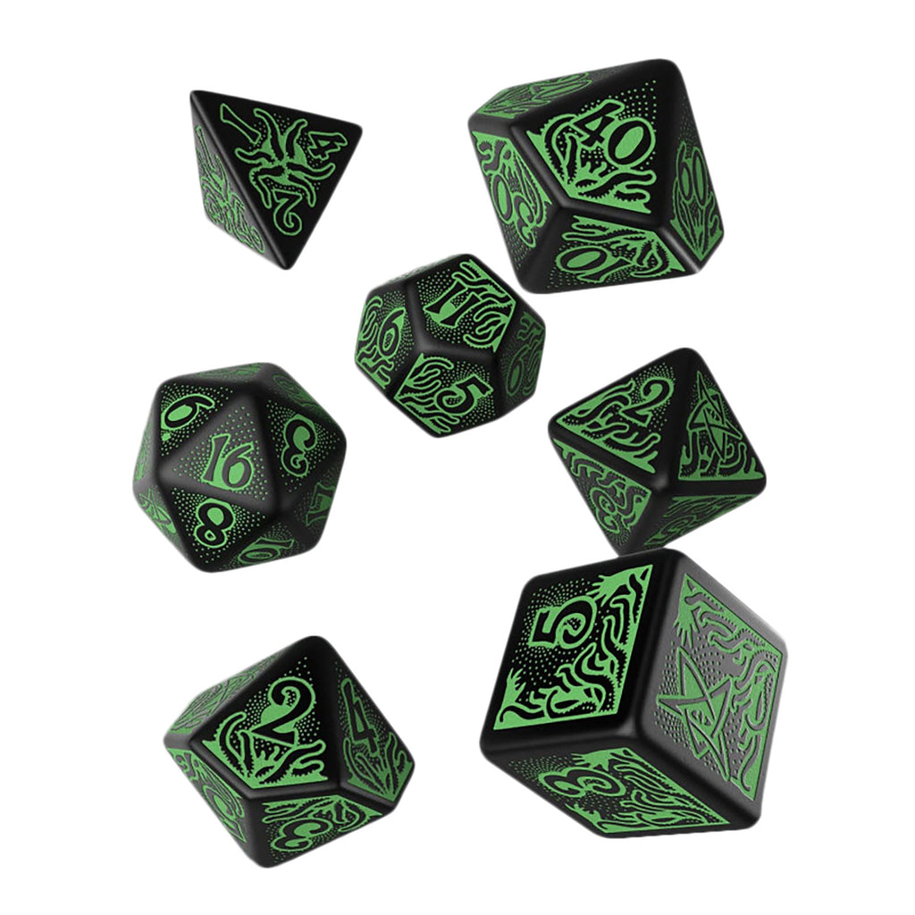 Zdjęcie produktu Zestaw kości Call of Cthulhu RPG 7th Edition 7-częściowy czarny