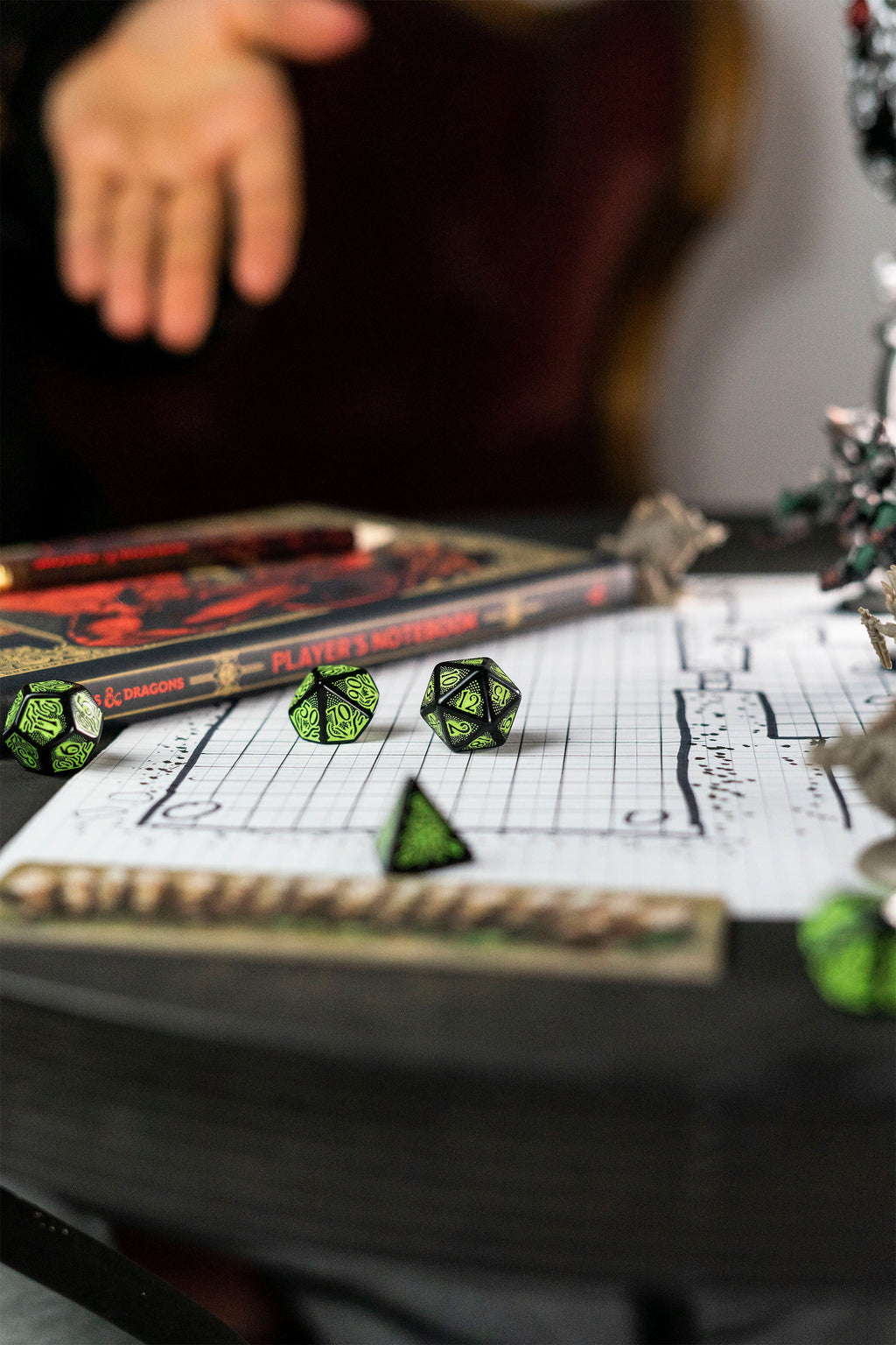 Zdjęcie produktu Zestaw kości Call of Cthulhu RPG 7th Edition 7-częściowy czarny