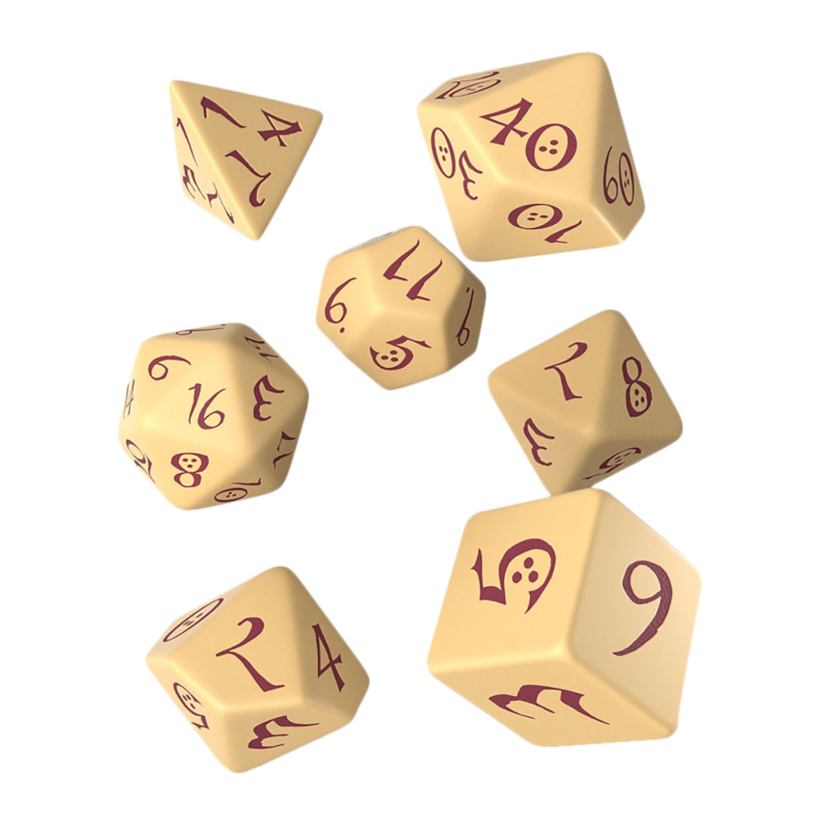 Product image Classic RPG dice set 7pcs beige