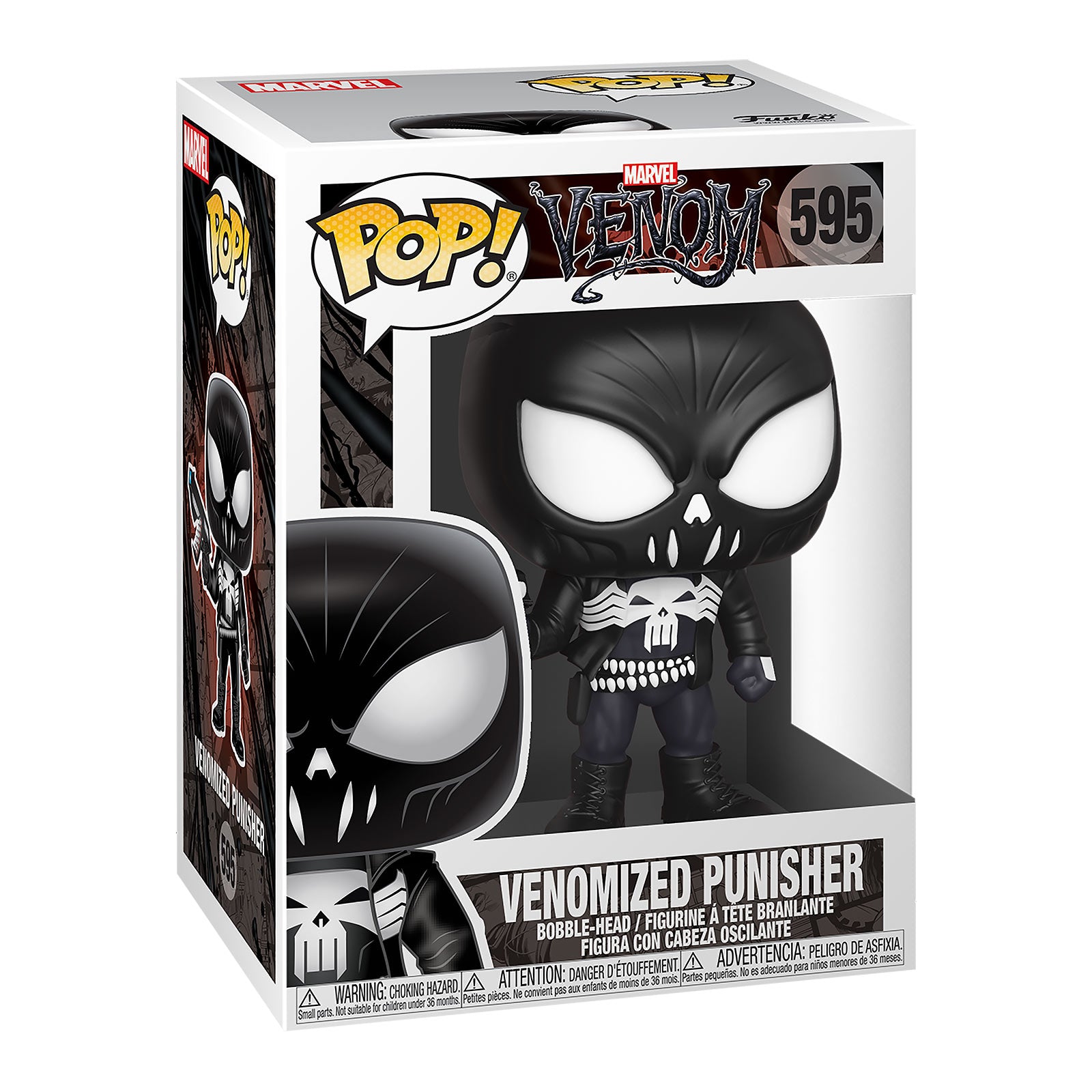 Zdjęcie produktu Marvel - Venomized Punisher Funko Pop figurka z kiwającą głową