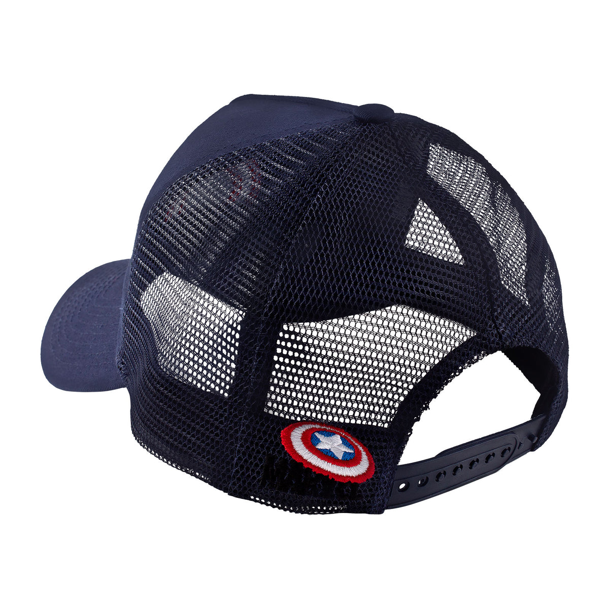Zdjęcie produktu Captain America - Logo Tarczy Mesh Basecap niebieski