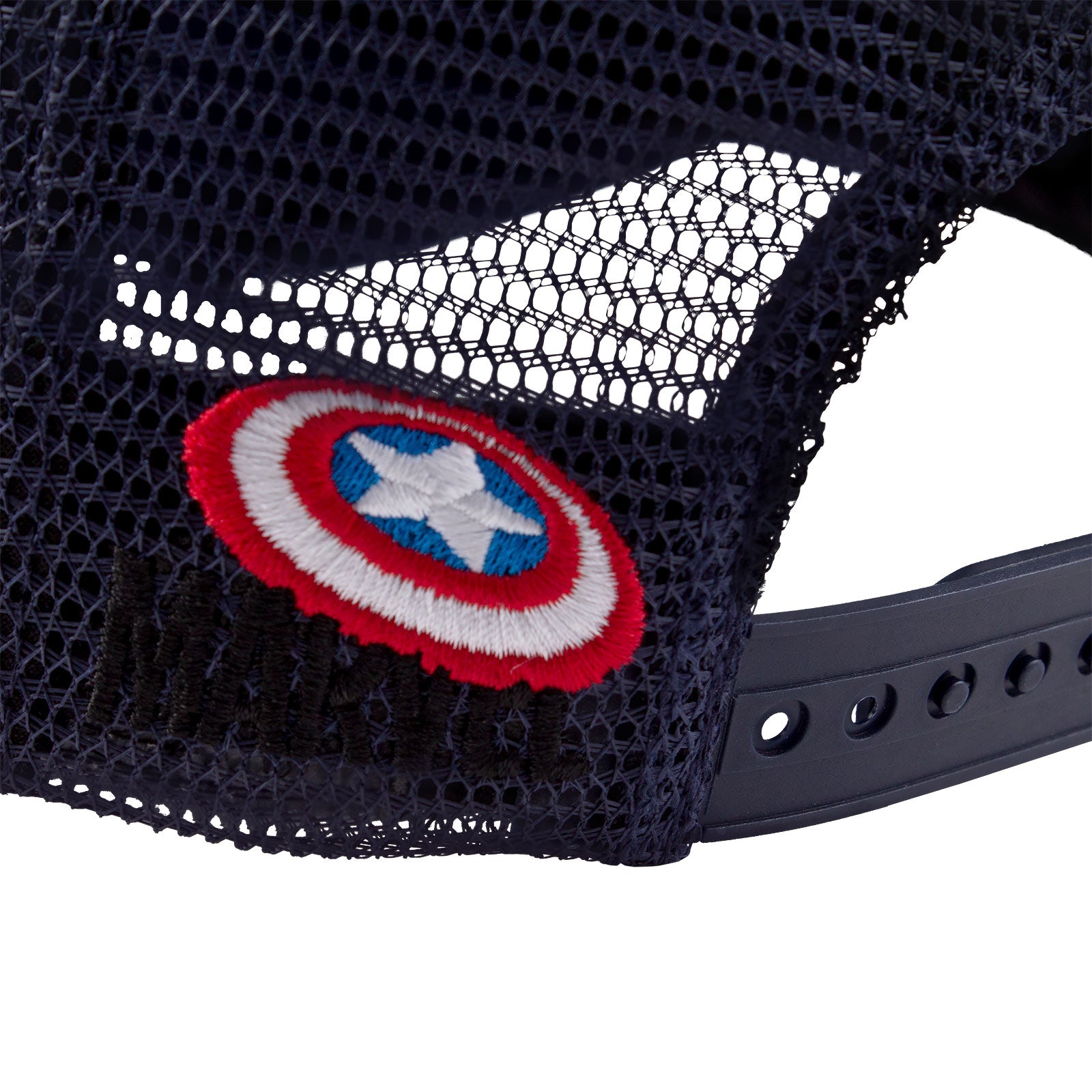 Zdjęcie produktu Captain America - Logo Tarczy Mesh Basecap niebieski