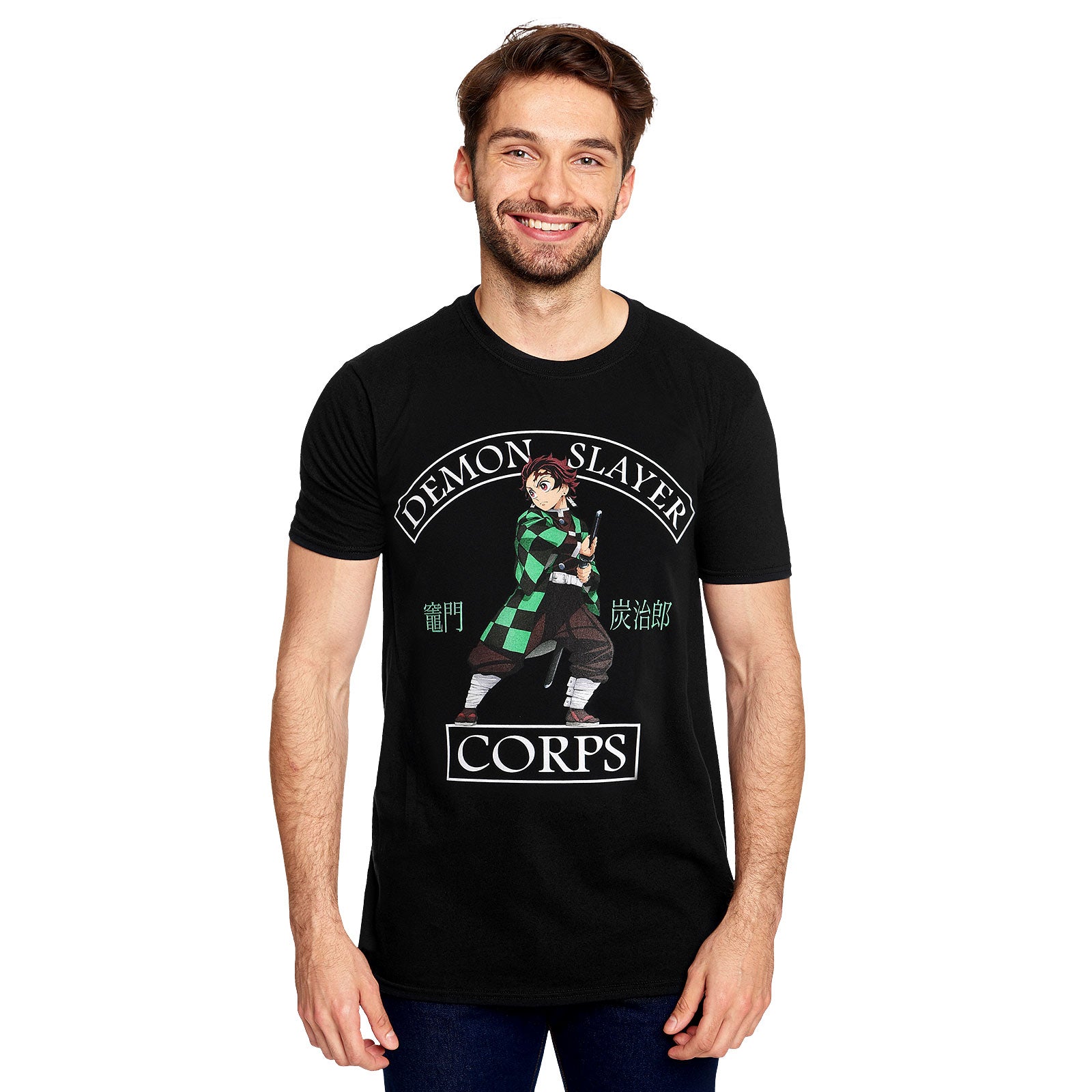 Zdjęcie produktu Demon Slayer - Tanjiro Kamado T-Shirt czarne