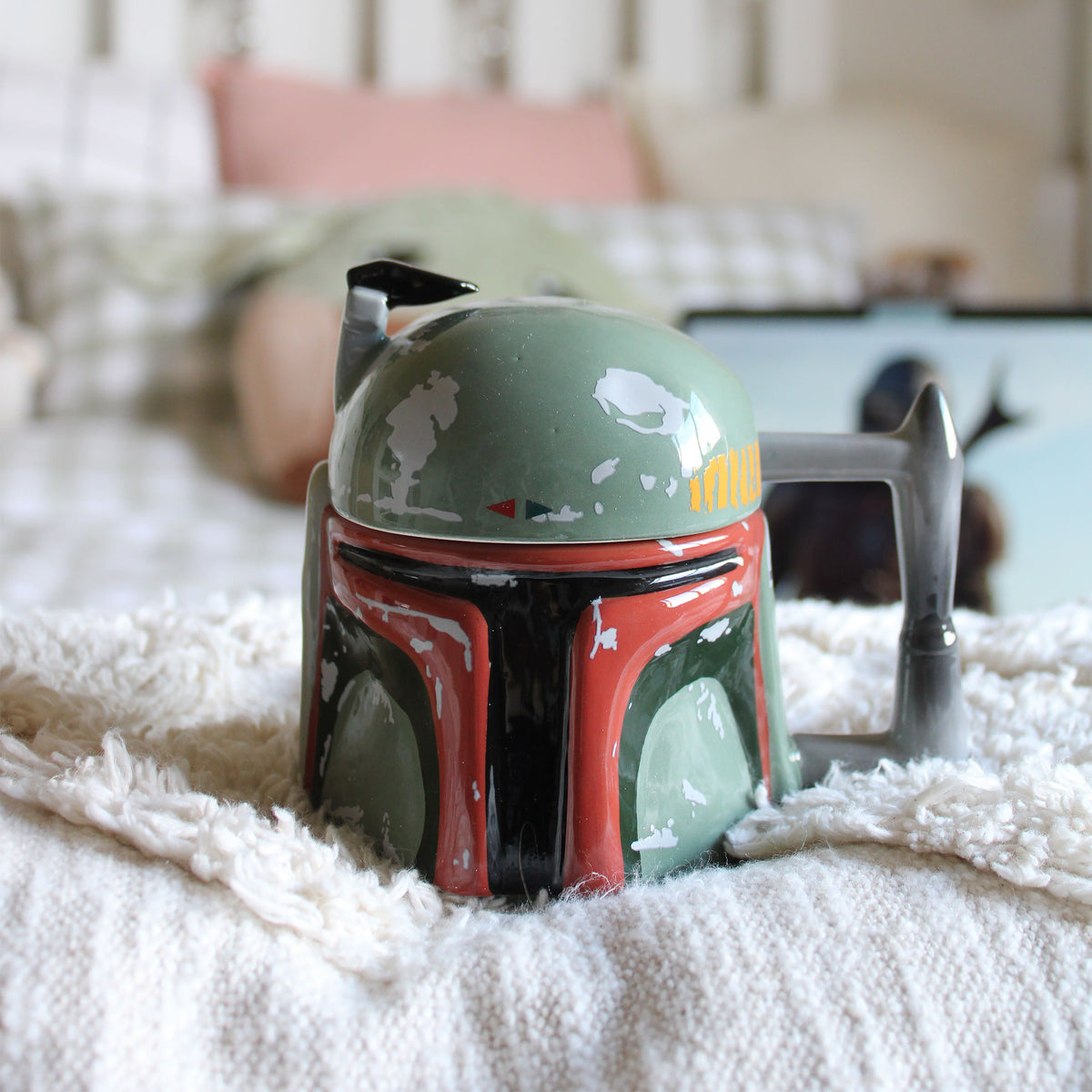 Zdjęcie produktu Star Wars - Kubek 3D Boba Fett w kształcie hełmu z pokrywką
