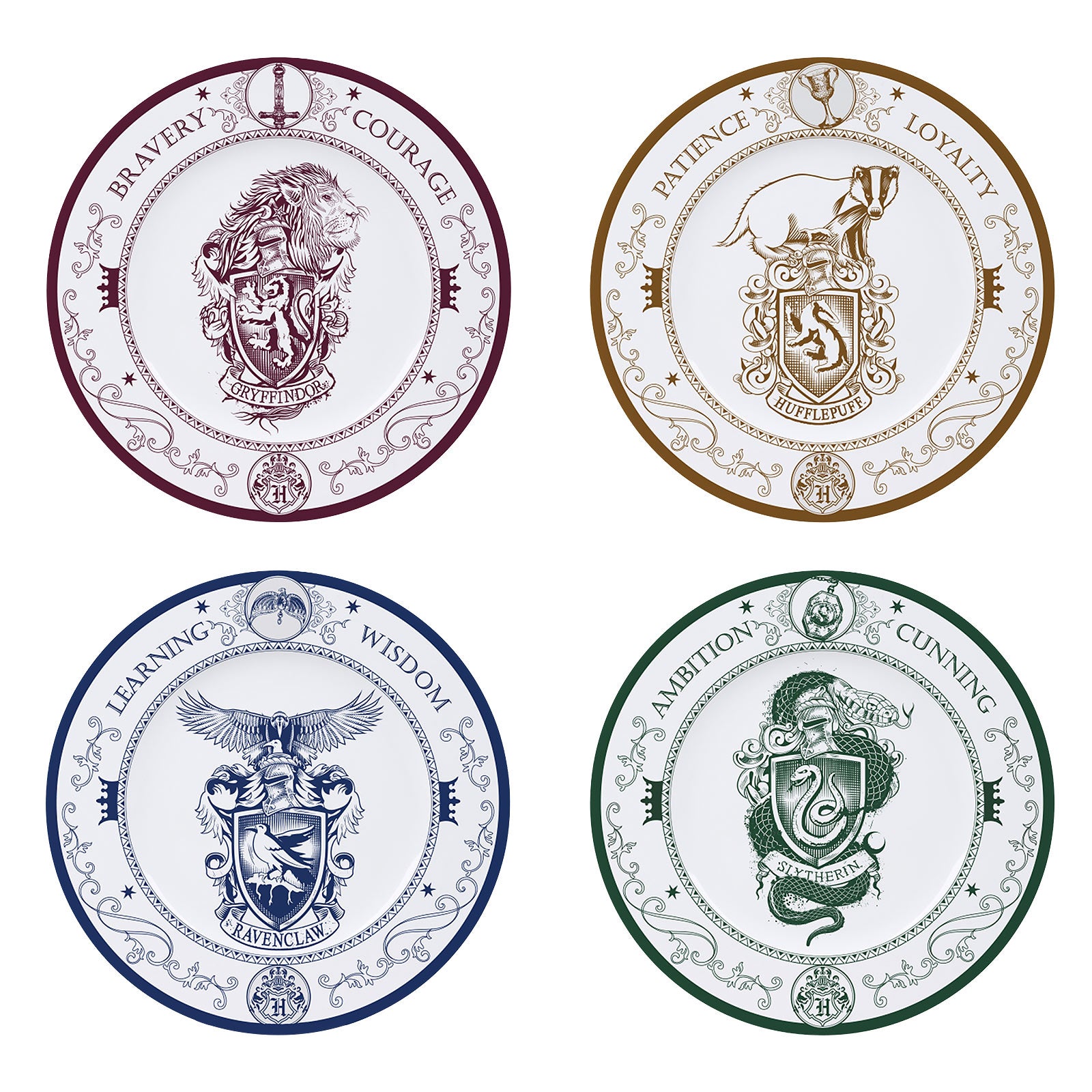 Zdjęcie produktu Harry Potter - Zestaw talerzy domów Hogwartu