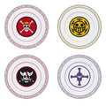 Zdjęcie produktu One Piece - Zestaw talerzy z logo pirackich załóg