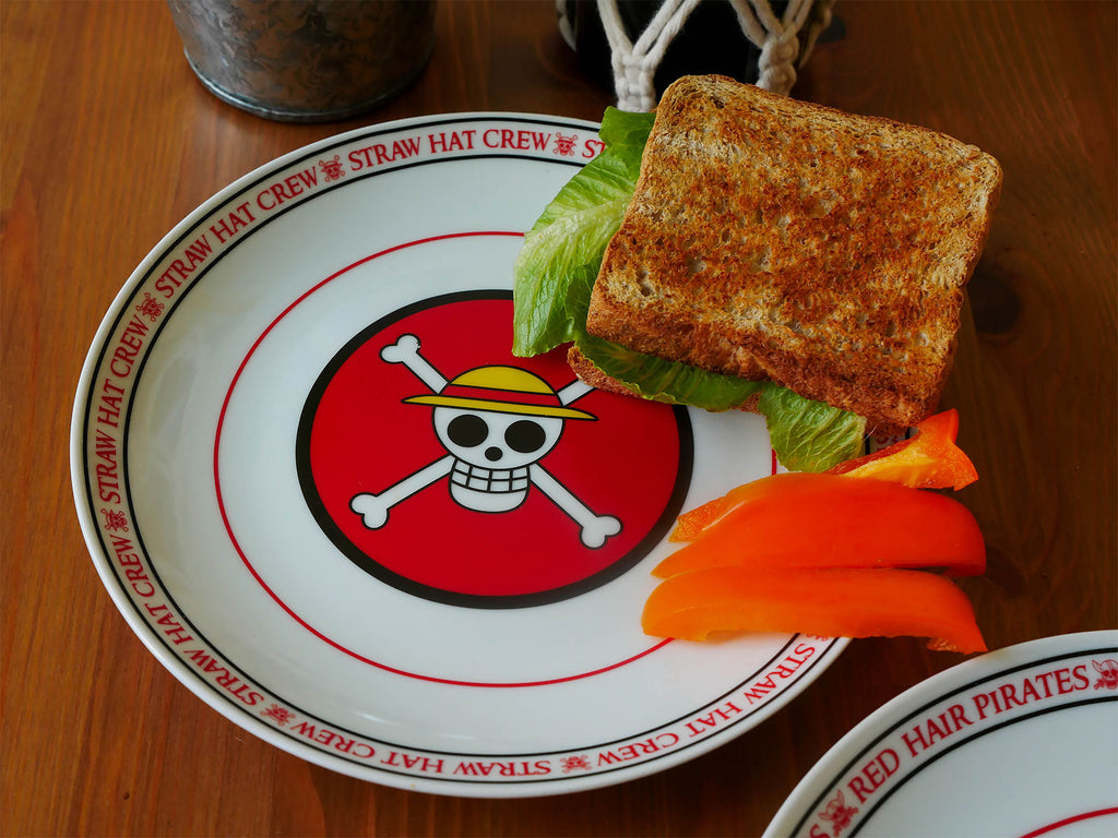 Zdjęcie produktu One Piece - Zestaw talerzy z logo pirackich załóg