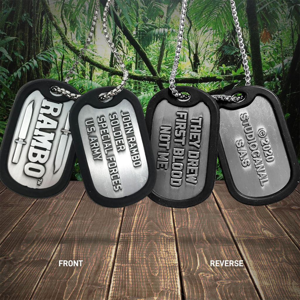 Zdjęcie produktu Rambo - Logo Dog-Tag Naszyjnik