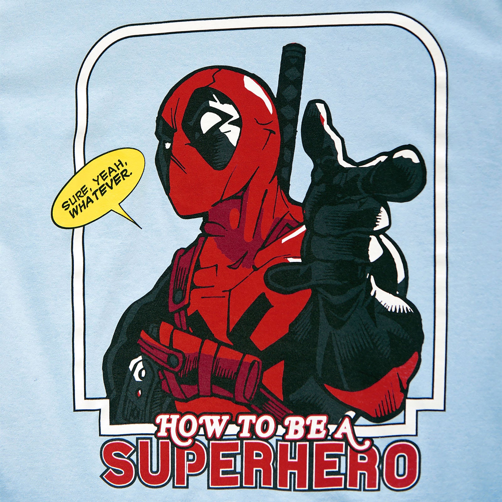 Zdjęcie produktu Deadpool - Jak zostać superbohaterem T-shirt niebieski