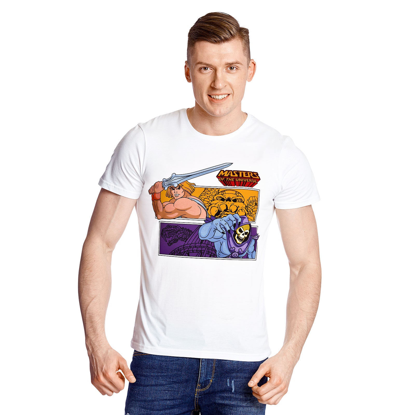 Zdjęcie produktu Masters of the Universe - He-Man vs. Skeletor T-Shirt biały