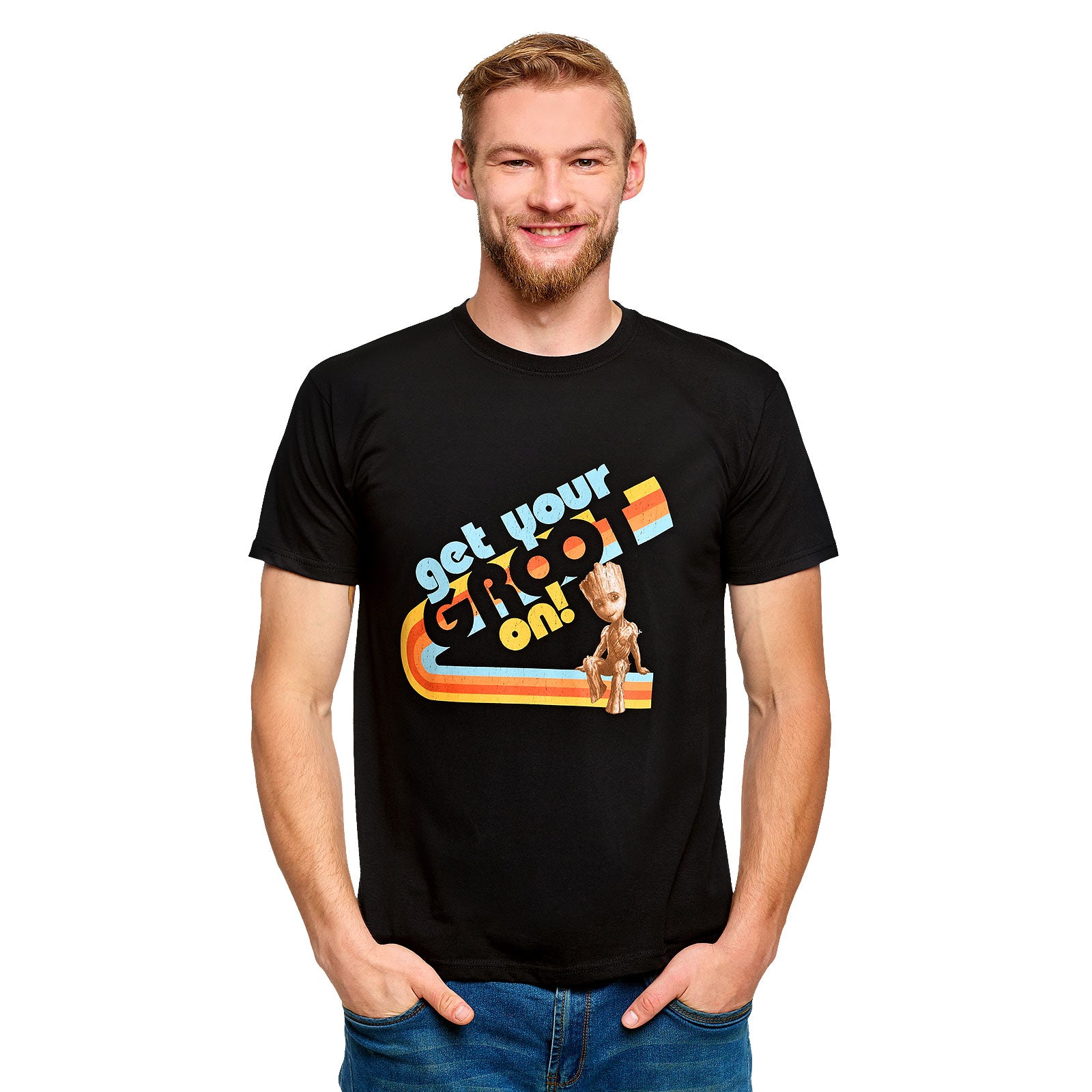 Product image Guardians of the Galaxy - Get Your Groot On Black T-Shirt