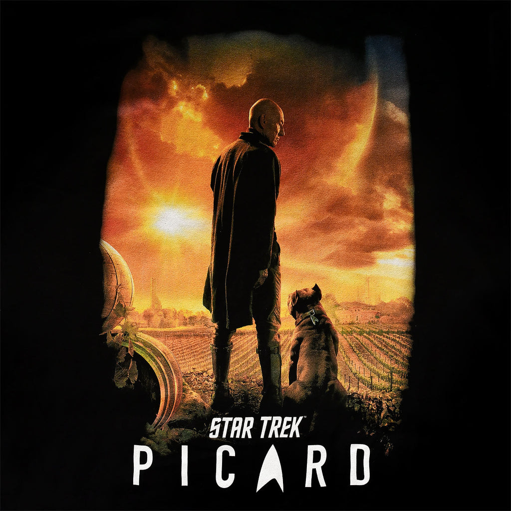 Zdjęcie produktu Star Trek - Picard Plakat Koszulka czarna