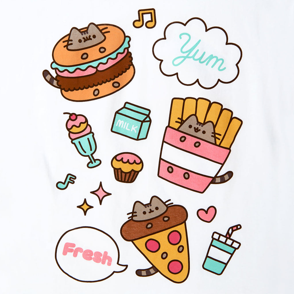 Zdjęcie produktu Pusheen - Foodie T-Shirt damskie białe