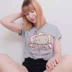 Zdjęcie produktu Pusheen - Purrfect Weekend damska koszulka szara