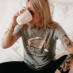 Zdjęcie produktu Pusheen - Purrfect Weekend damska koszulka szara
