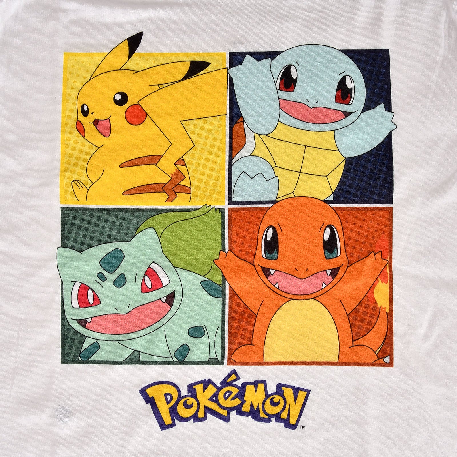 Zdjęcie produktu Pokemon - Kanto-Starter T-Shirt dziecięcy biały