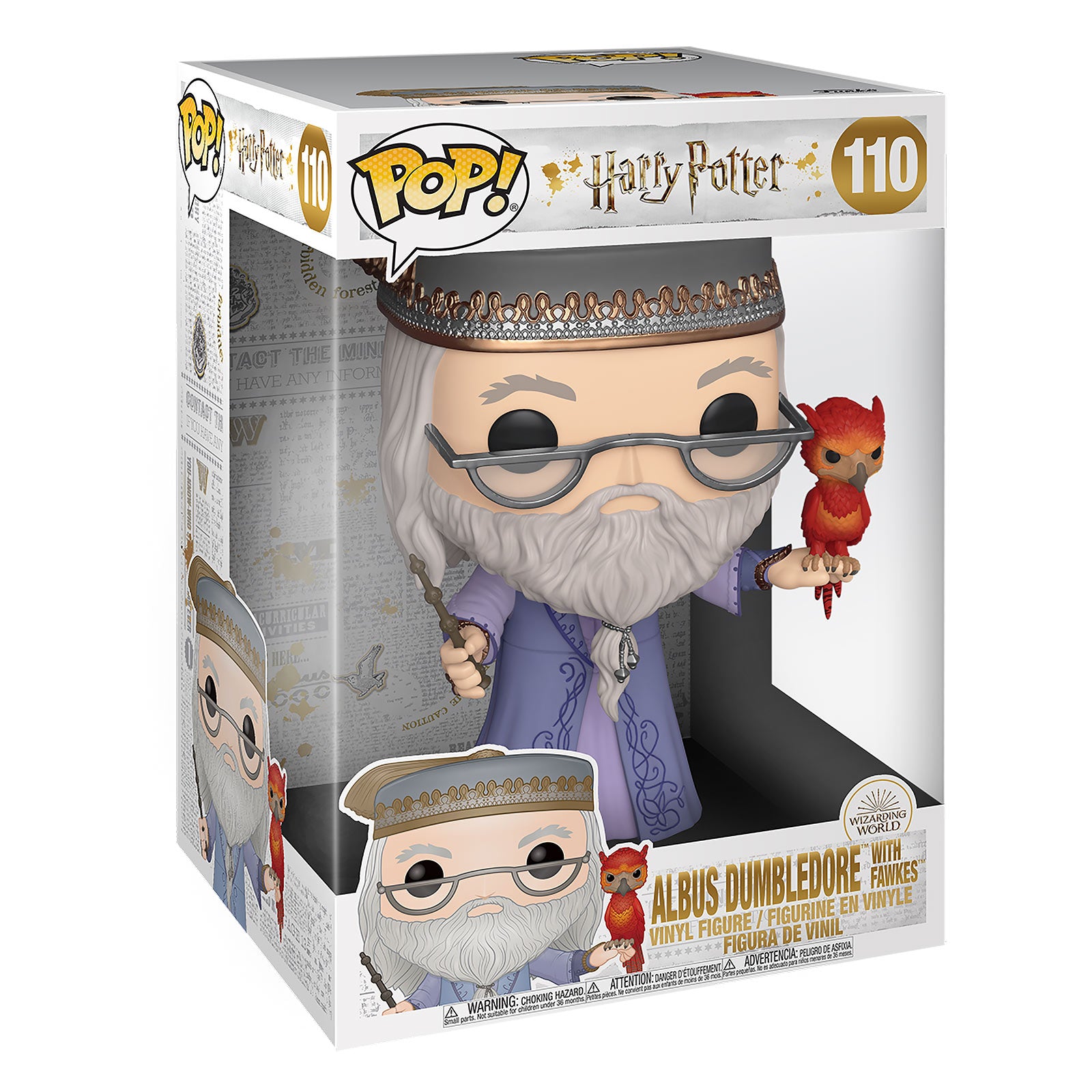 Zdjęcie produktu Albus Dumbledore z Fawksem Funko Pop Figurka 25 cm - Harry Potter