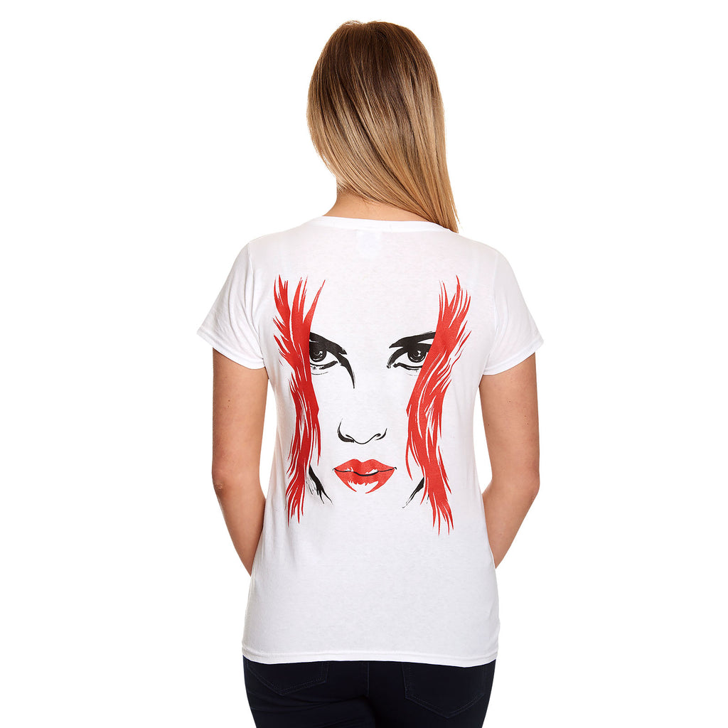 Zdjęcie produktu Black Widow - Big Face T-Shirt damskie białe