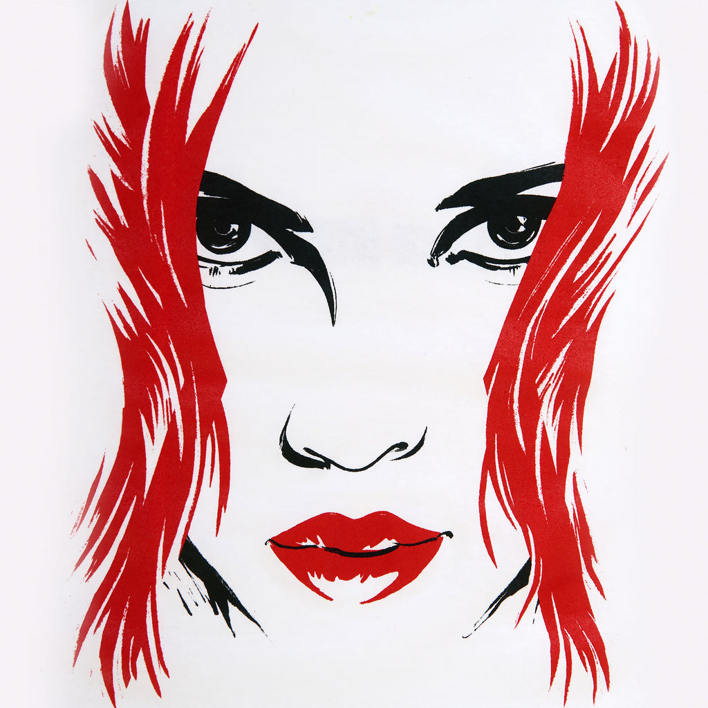 Zdjęcie produktu Black Widow - Big Face T-Shirt damskie białe