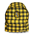 Zdjęcie produktu Harry Potter - Plecak w kratę z herbem Hufflepuff