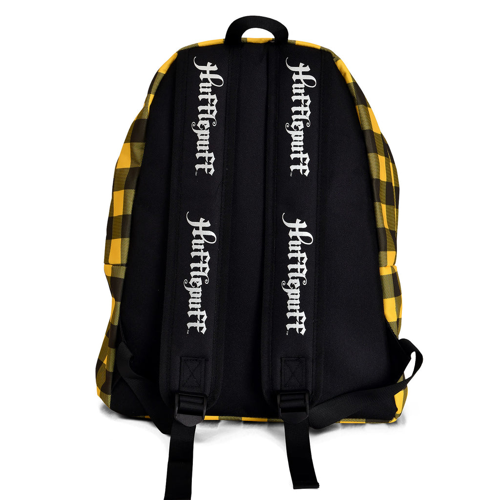 Zdjęcie produktu Harry Potter - Plecak w kratę z herbem Hufflepuff