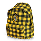 Zdjęcie produktu Harry Potter - Plecak w kratę z herbem Hufflepuff