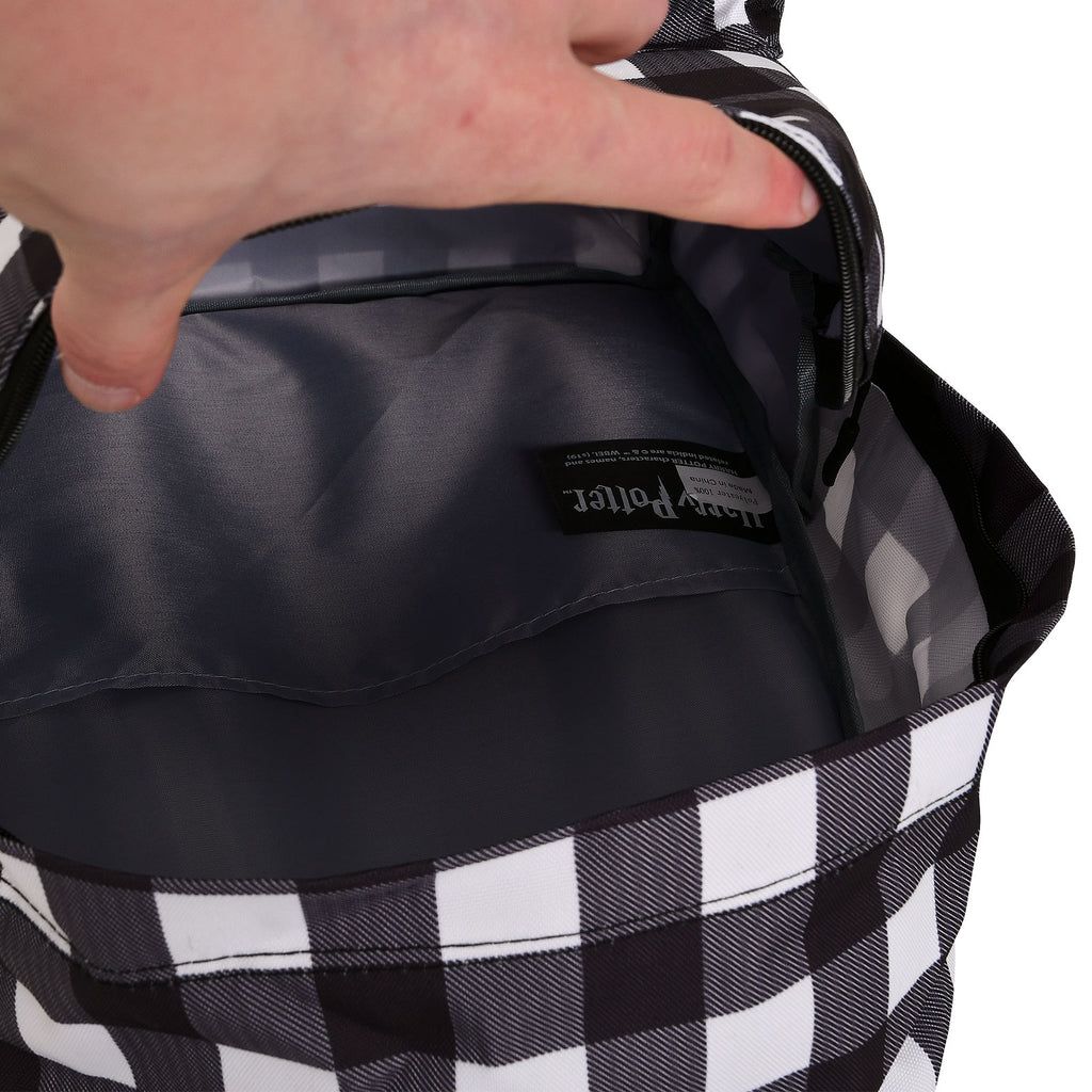 Product image Harry Potter - Hogwarts Crest Checkered Backpack