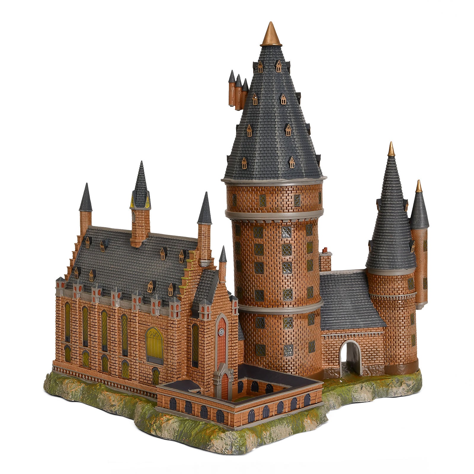 Zdjęcie produktu Wielka Sala Hogwartu z Główną Wieżą Miniaturowa Replika z Oświetleniem - Harry Potter