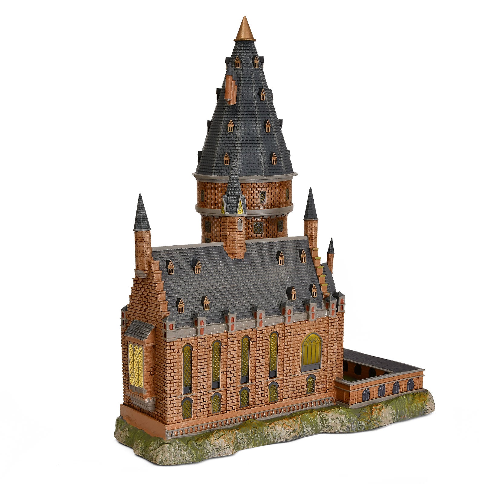 Zdjęcie produktu Wielka Sala Hogwartu z Główną Wieżą Miniaturowa Replika z Oświetleniem - Harry Potter