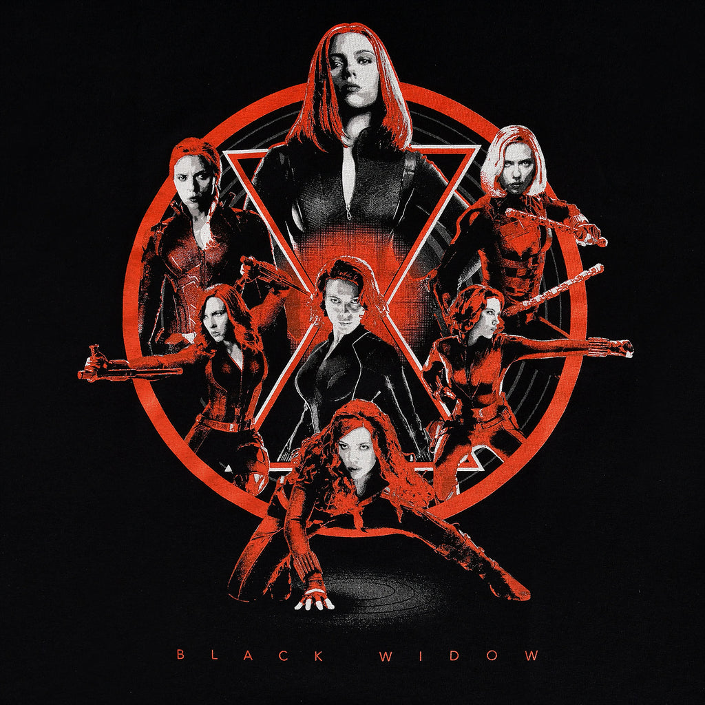 Zdjęcie produktu Black Widow - Collage T-Shirt czarne