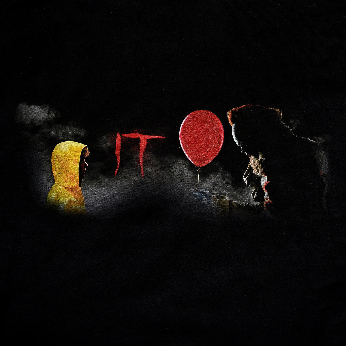 Zdjęcie produktu Stephen Kings TO - Pennywise i Georgie Bluza z kapturem czarna